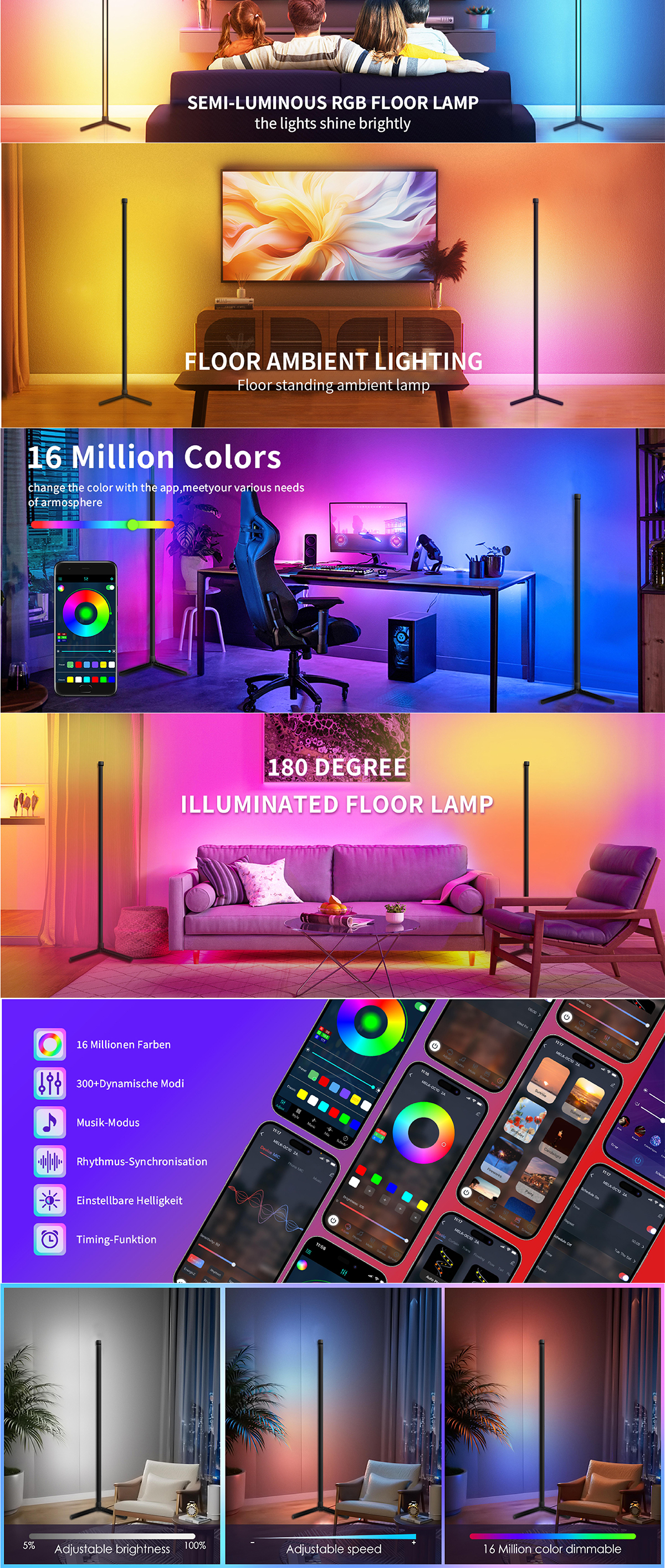 Monochrome light string