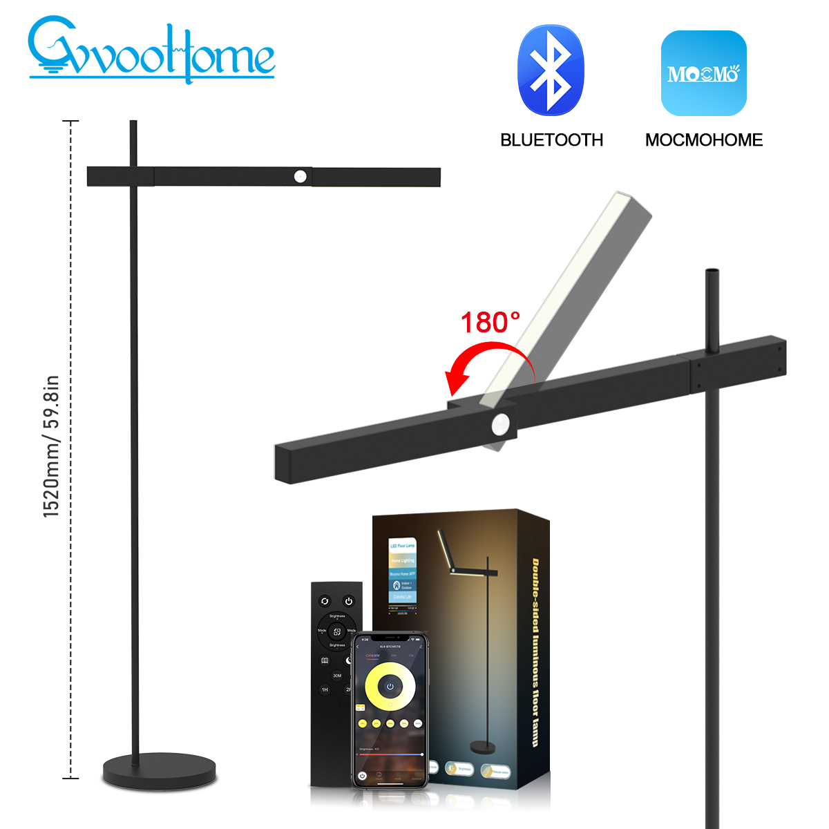 HCP043 双面发光落地灯