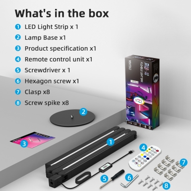 LED室内灯 - HCP021 折叠落地灯