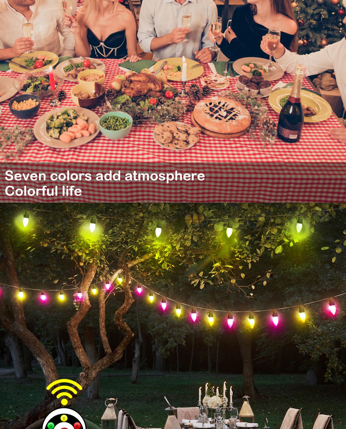 LED phantom light skewer