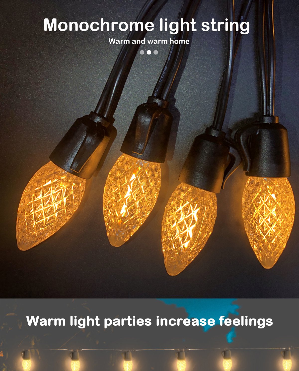 Monochrome light string