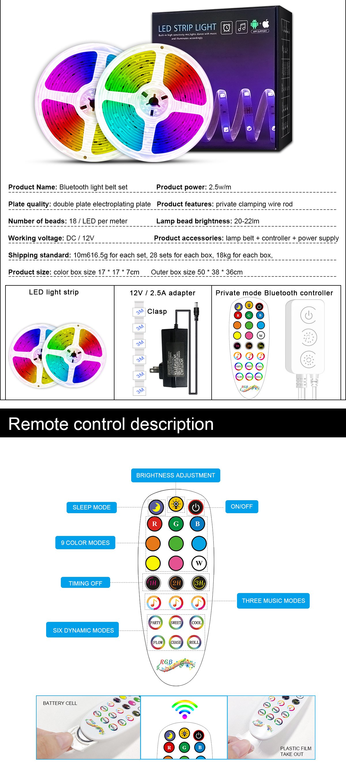 Bluetooth Light Strip